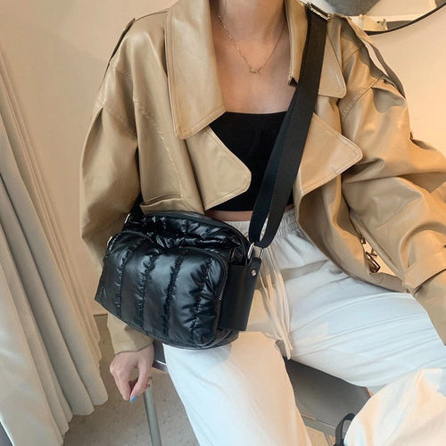 Luxury Space Cotton Shoulder Bolso