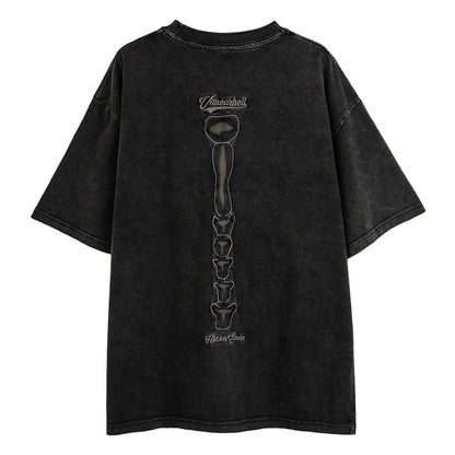 Camiseta Casual Negra del Vacío