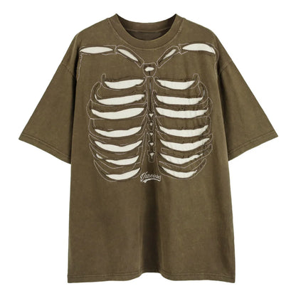 Camiseta Casual Negra del Vacío