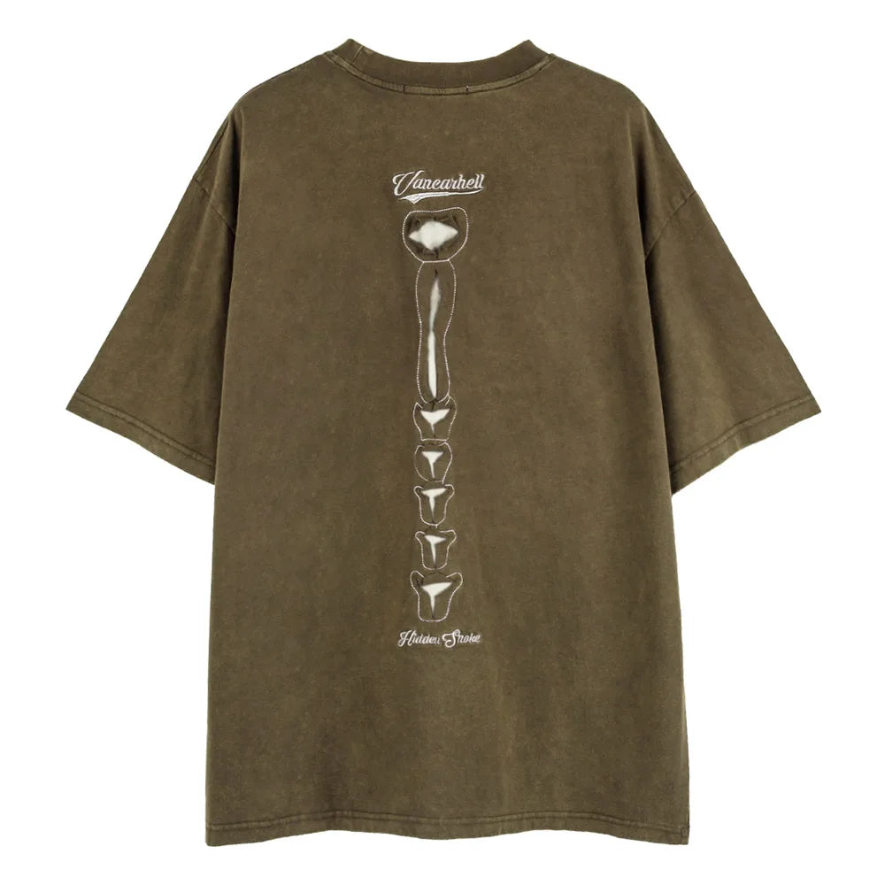 Camiseta Casual Negra del Vacío