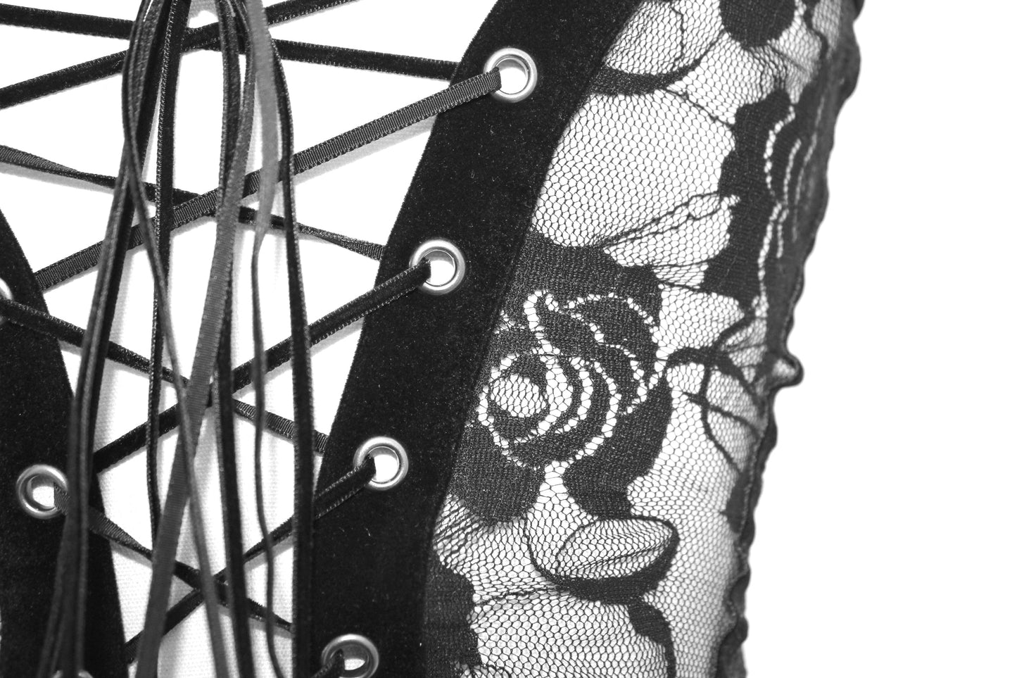 Top Gótico Leona de Encaje