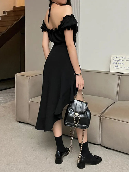 Vestido Gótico Obsidiana del Abismo