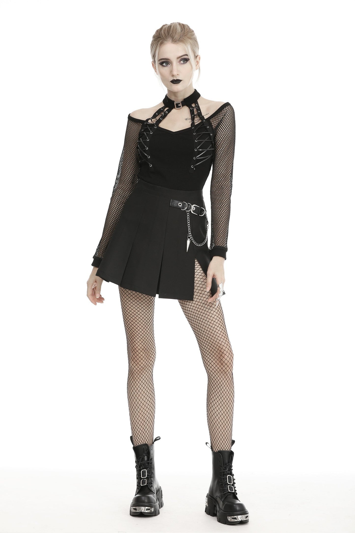 Falda Gótica Lilith de Medianoche