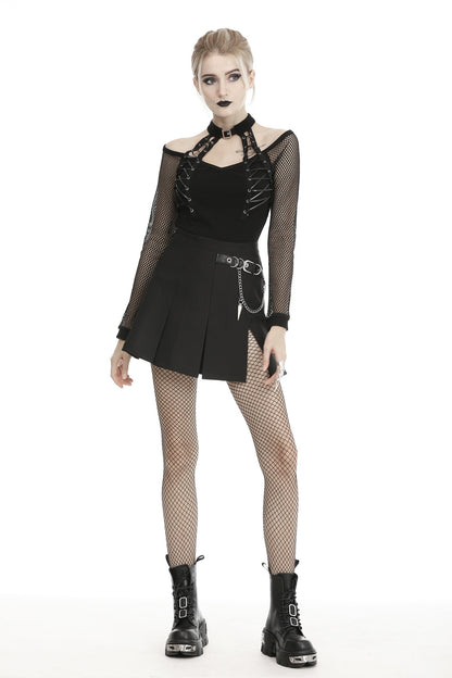 Falda Gótica Lilith de Medianoche