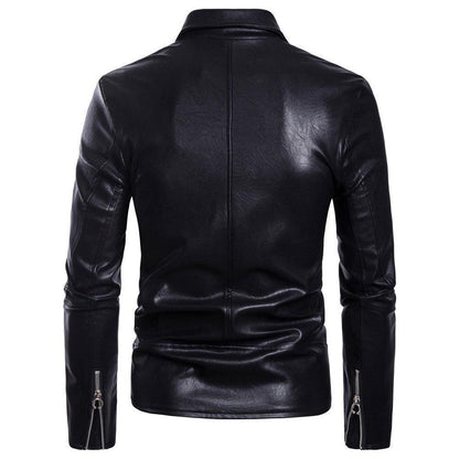Chaqueta de Cuero Negra Atemporal