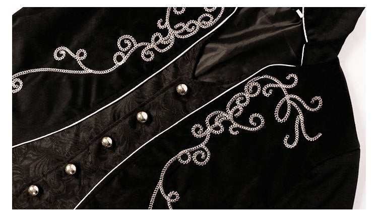 Frac Gótico Masculino de Medianoche