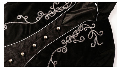 Frac Gótico Masculino de Medianoche