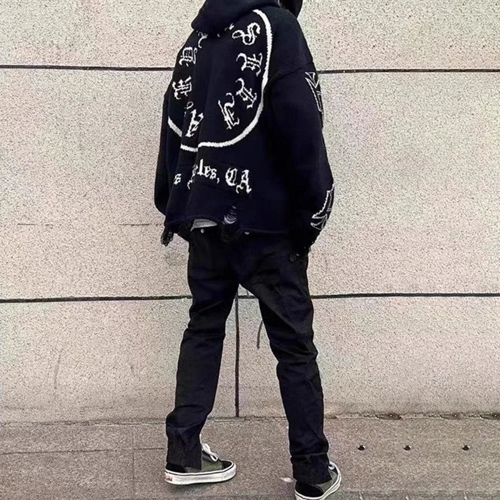 Sudadera Gótica Masculina Fenrir