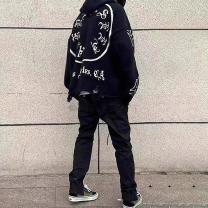 Sudadera Gótica Masculina Fenrir