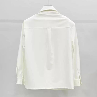 Camisa Gótica Negra con Cadenas