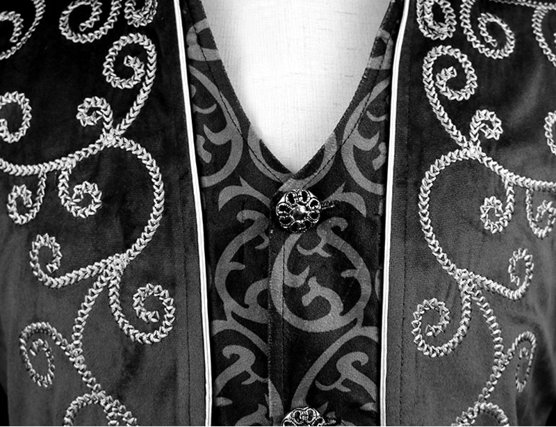 Frac Victoriano Masculino de Medianoche