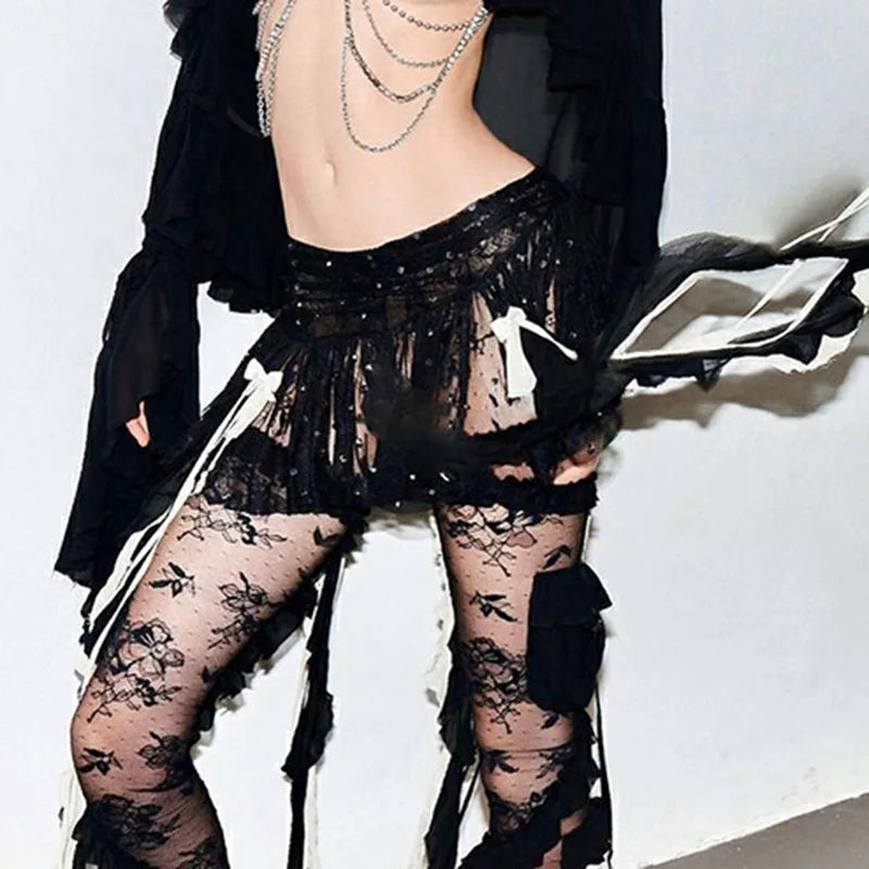 Falda Gótica Helena de Malla