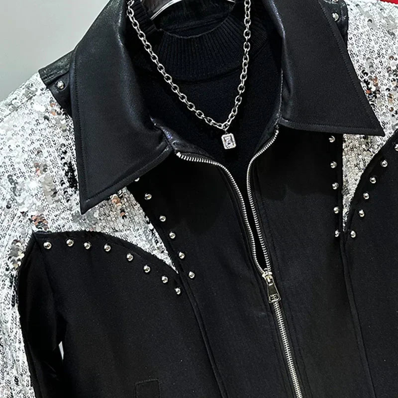 Chaqueta Cargo Negra del Abismo