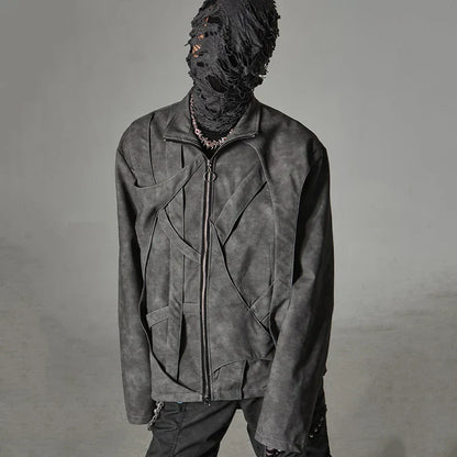 Chaqueta Retro de Acero Negro