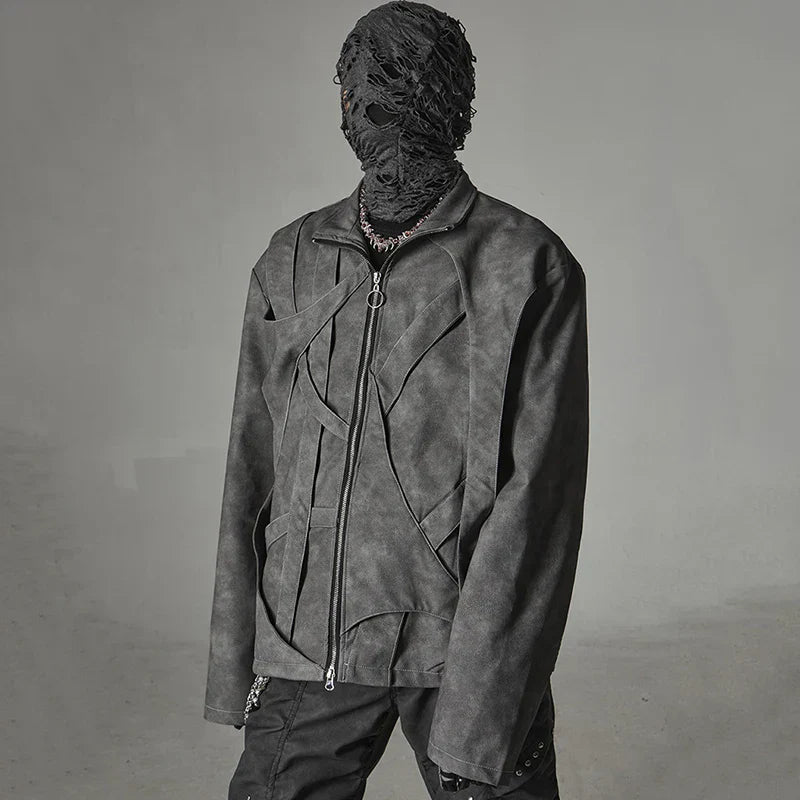 Chaqueta Retro de Acero Negro