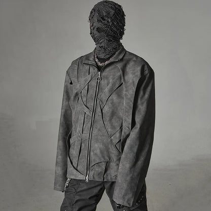 Chaqueta Retro de Acero Negro