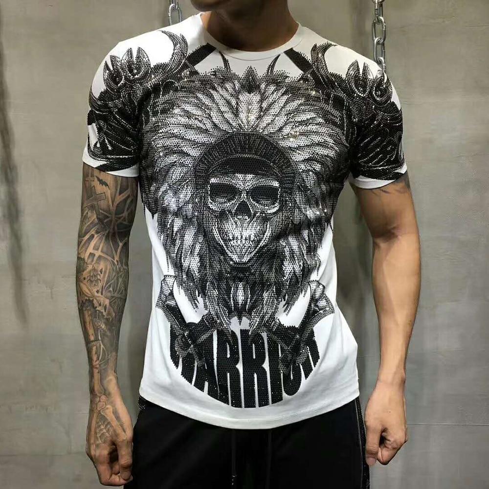 Camiseta Calavera con Cristales Oscuros