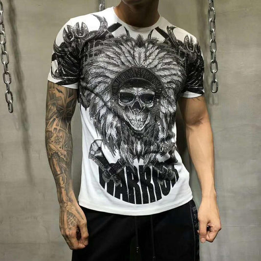 Camiseta Calavera con Cristales Oscuros