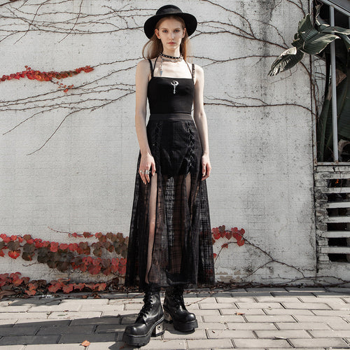 Falda Gótica Carmen de Ceniza