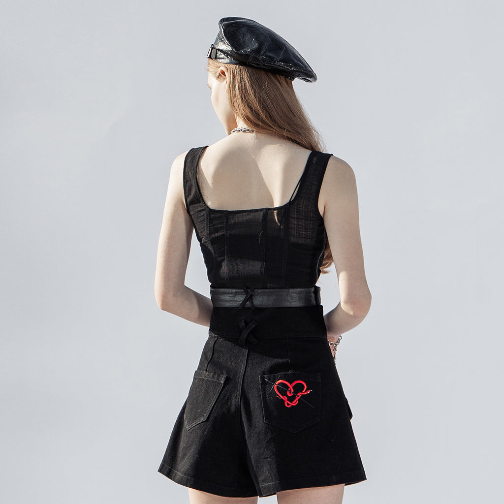 Top Gótico Helena de Malla