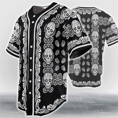 Jersey Calavera Baseball del Caos