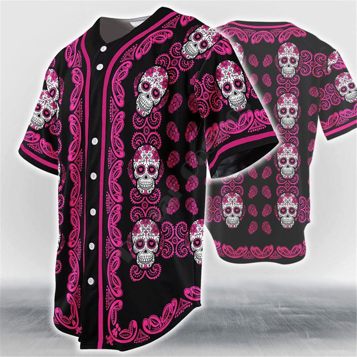 Jersey Calavera Baseball del Caos