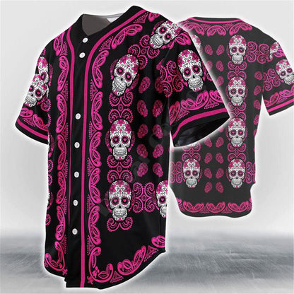 Jersey Calavera Baseball del Caos