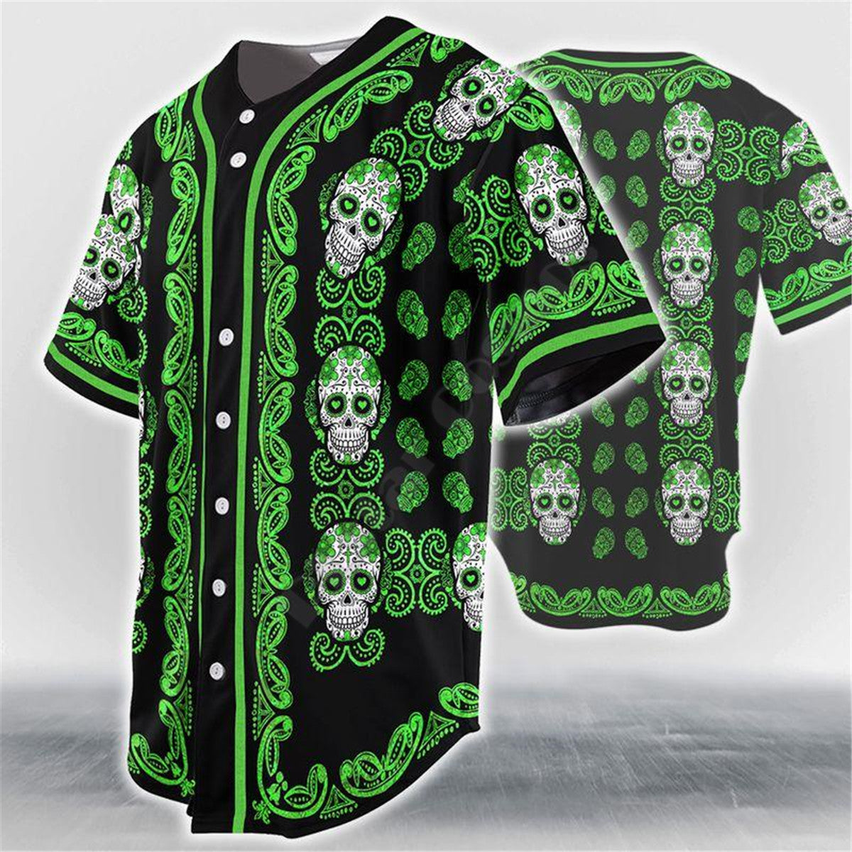 Jersey Calavera Baseball del Caos