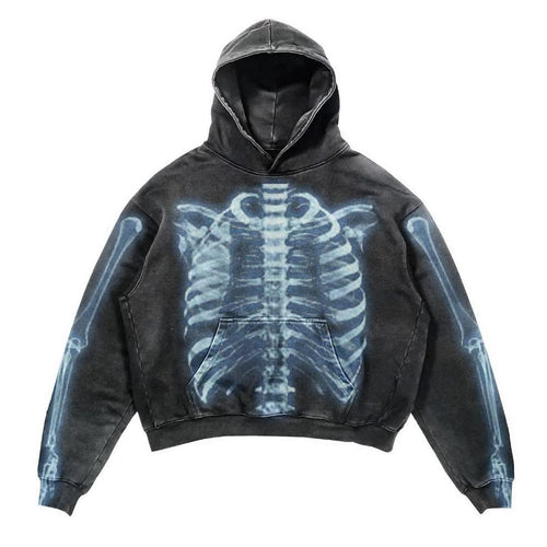 Sudadera Gótica Masculina Noctis
