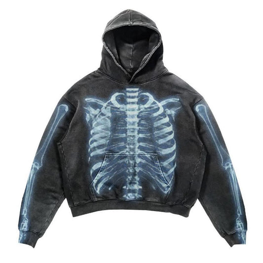 Sudadera Gótica Masculina Noctis