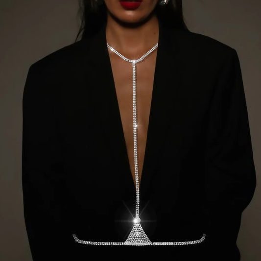 Collar Crystal Chest Cadena