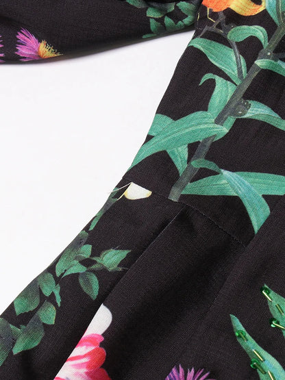 Vestido Gótico Esmeralda Print