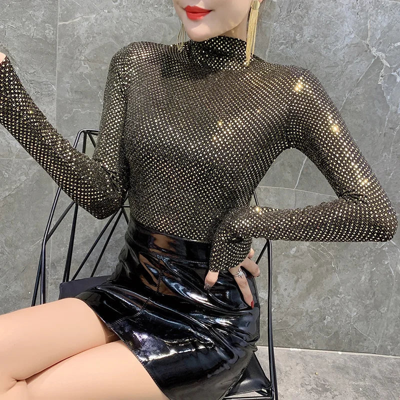 Camiseta Gótica Shiny Turtleneck