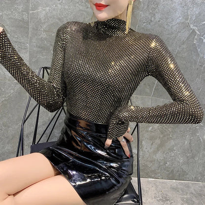 Camiseta Gótica Shiny Turtleneck