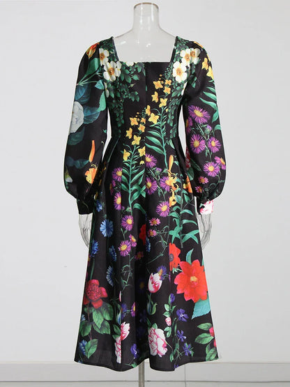 Vestido Gótico Esmeralda Print