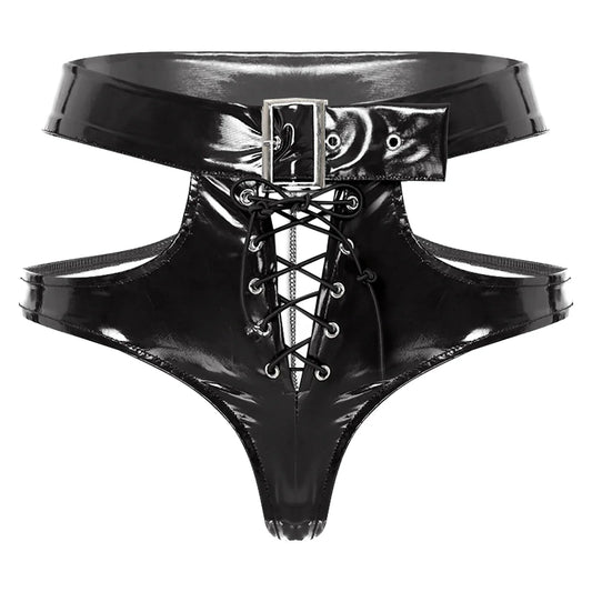 Pantalones Góticos Cintura Alta Hotpants