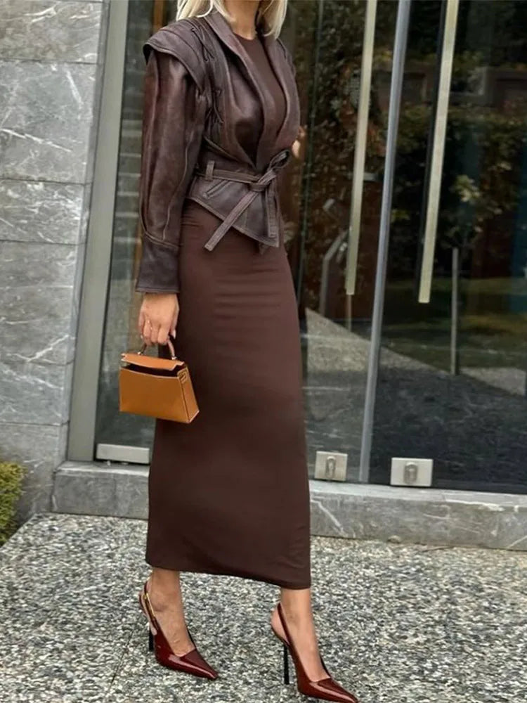 Chaqueta Gótica 's Belted