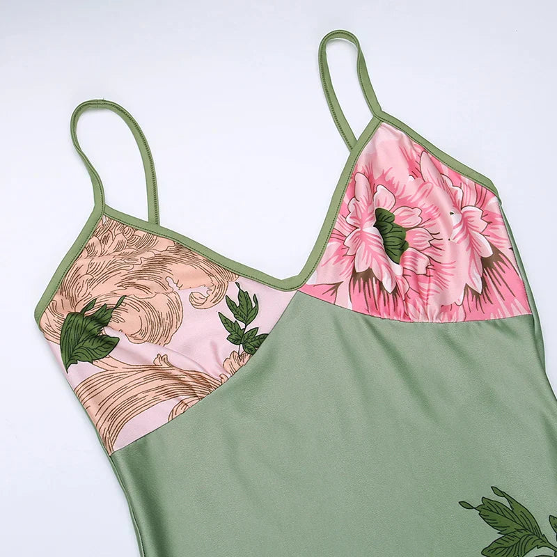 Vestido Gótico Floral Print