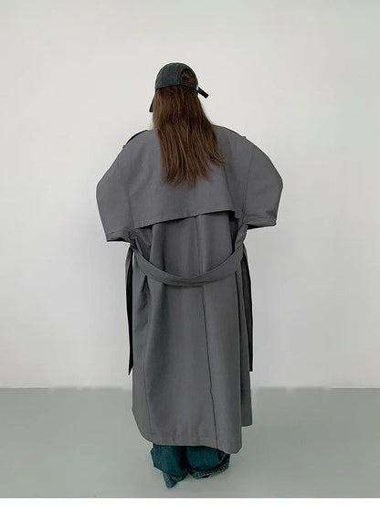 Top Gótico Gema Oversized Khaki Trench Coat