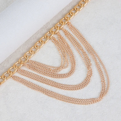 Cadena de Tobillo Tassel Alloy