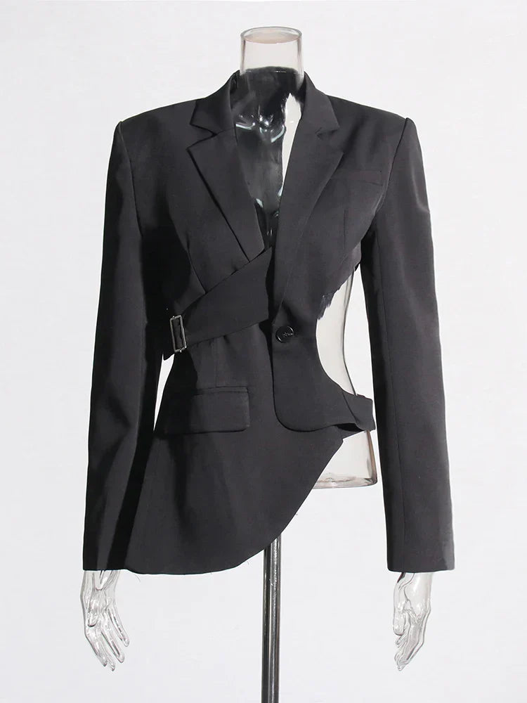 Blazer Gótico Bell Asymmetric Cutout