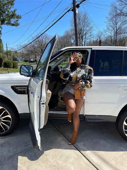 Chaqueta Gótica Floral