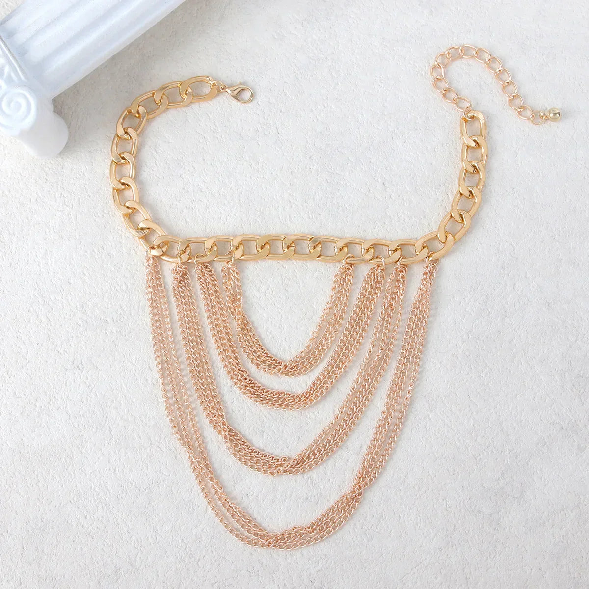 Cadena de Tobillo Tassel Alloy