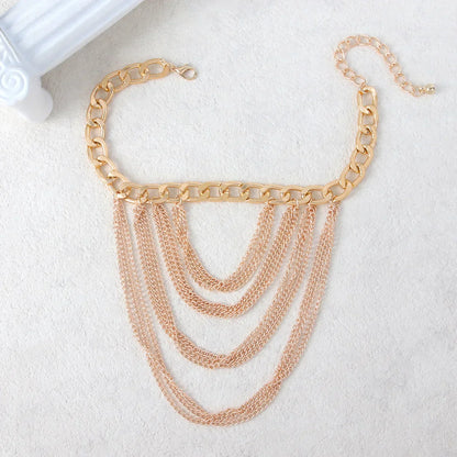 Cadena de Tobillo Tassel Alloy