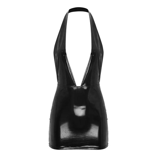 Vestido Gótico 's Glossy Bodycon