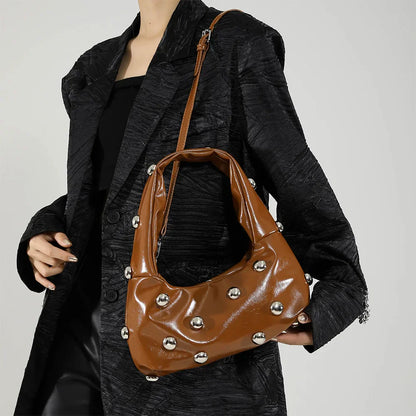 Women's Rivet Hombro Bolso