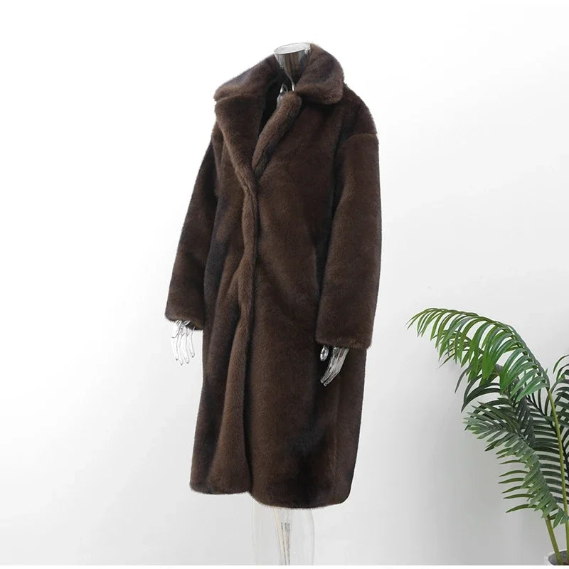 Abrigo Gótico 's Faux Fur