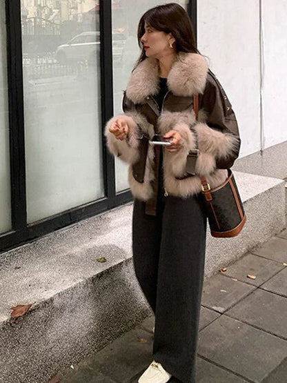 Chaqueta Gótica Rachid Patchwork leather