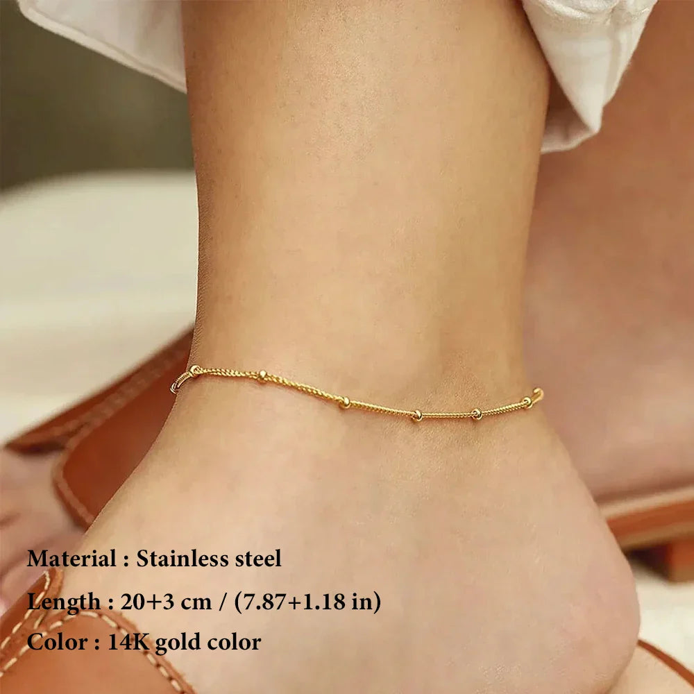 Cadena Stainless Steel Anklet