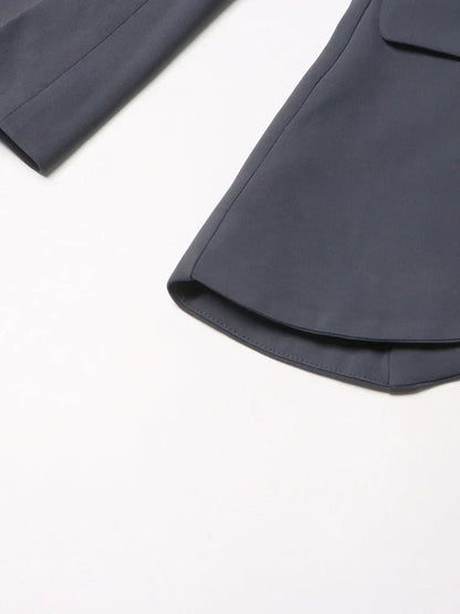 Blazer Gótico Bell Asymmetric Cutout